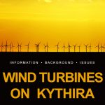 Wind turbines on Kythira